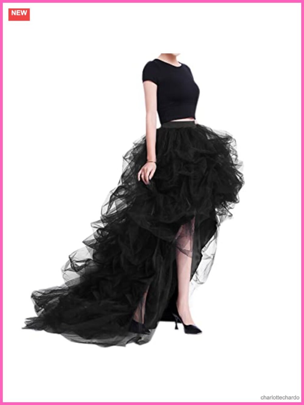 High Low Tulle Skirt Women Party Evening Layered Full Skirt